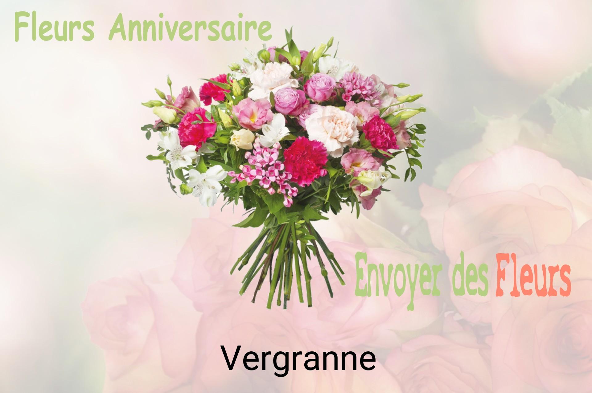 Bouquet de fleurs d’anniversaire livré à Vergranne