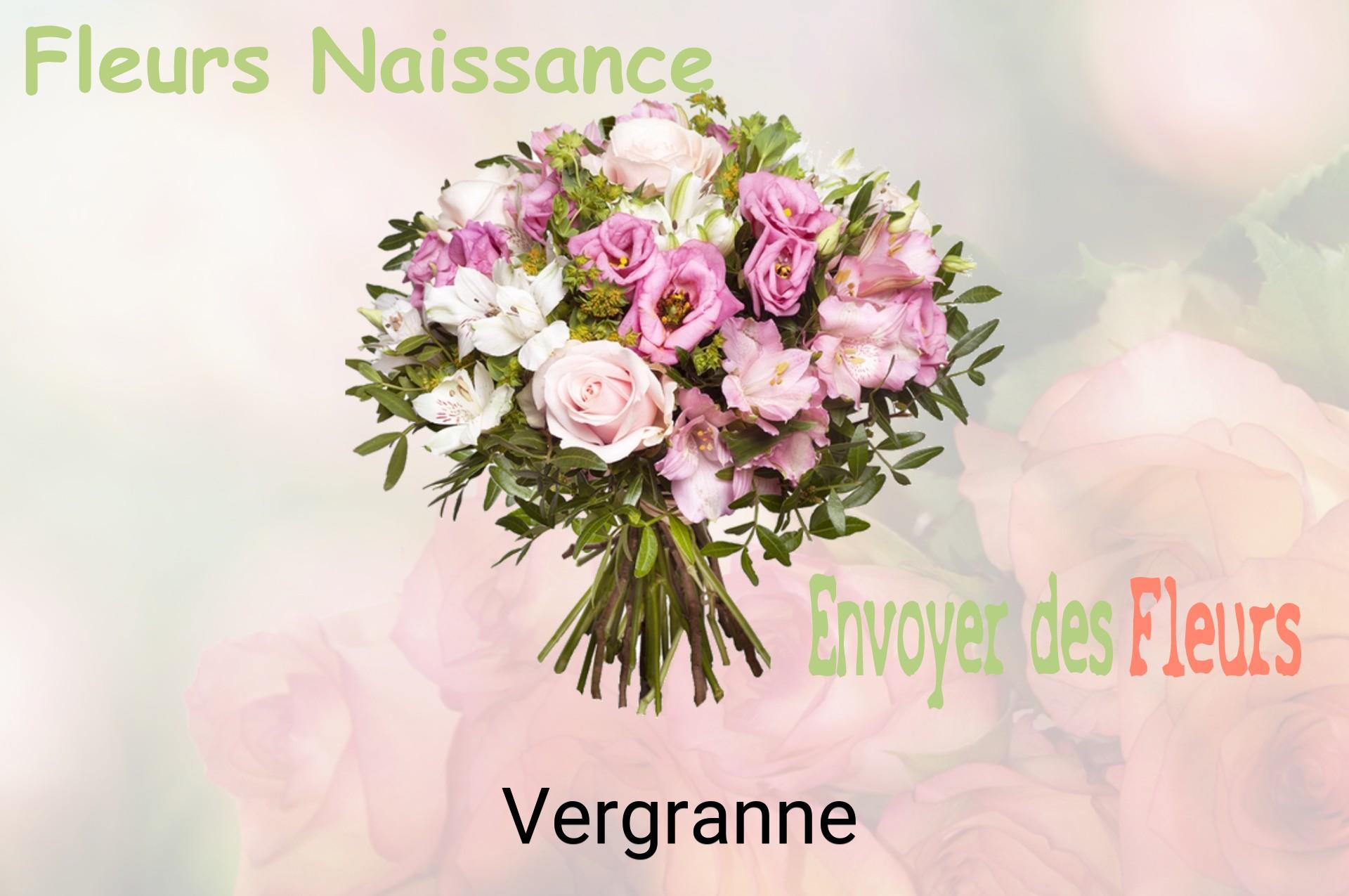 Bouquet de fleurs de naissance livré à Vergranne